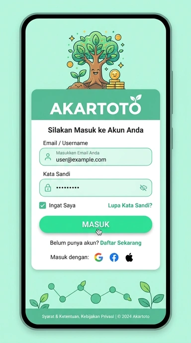 Panduan Masuk Akun Akartoto untuk Android