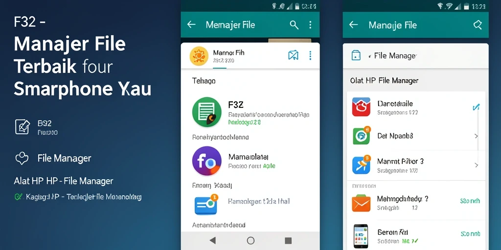 Antarmuka F32 yang user-friendly dan fungsional.