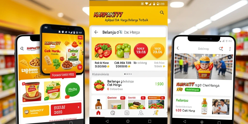 Antarmuka HARAPAN777 memudahkan perbandingan harga produk secara cepat.