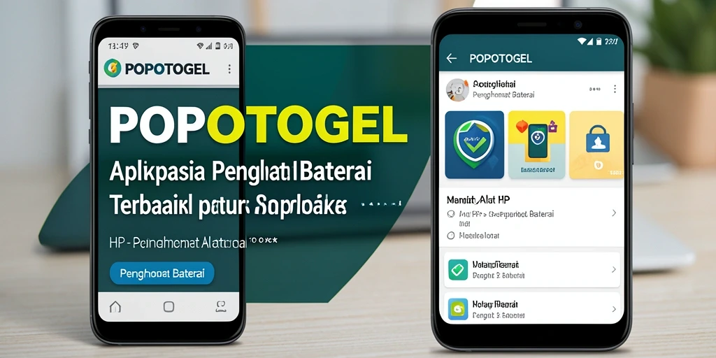 Antarmuka aplikasi POPOTOGEL yang sederhana dan efektif dalam menghemat baterai.