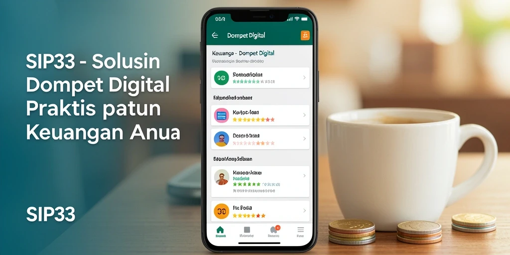 Tampilan antarmuka SIP33 yang modern dan fungsional.